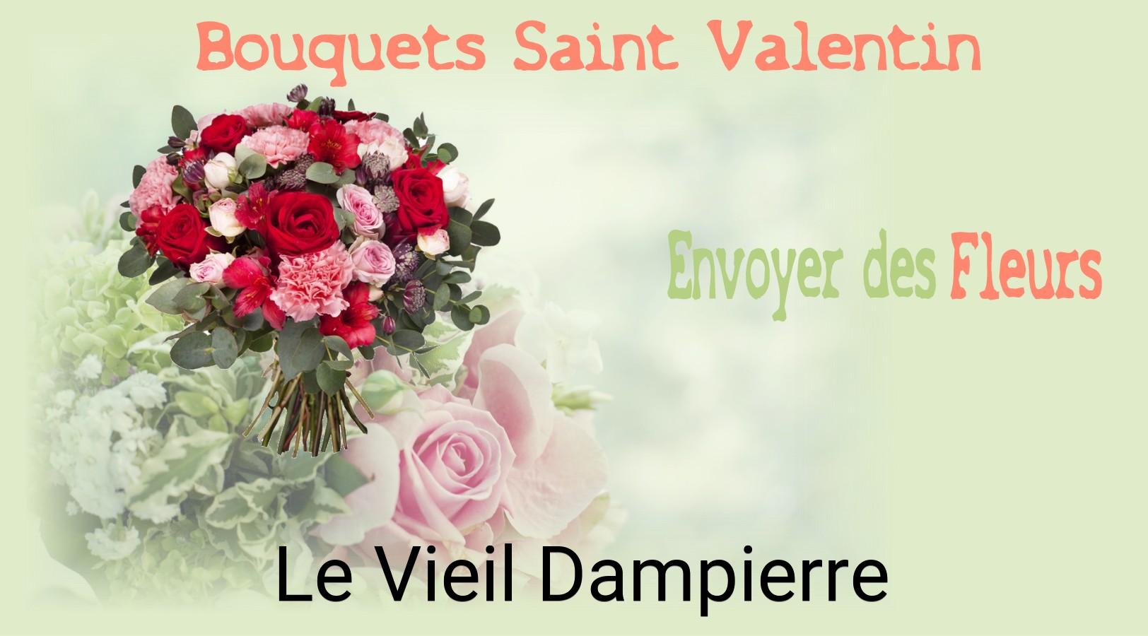 Roses de Saint-Valentin livrées à Le Vieil-Dampierre